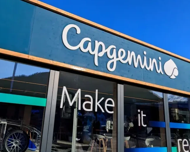 At the Capgemini Pavilion