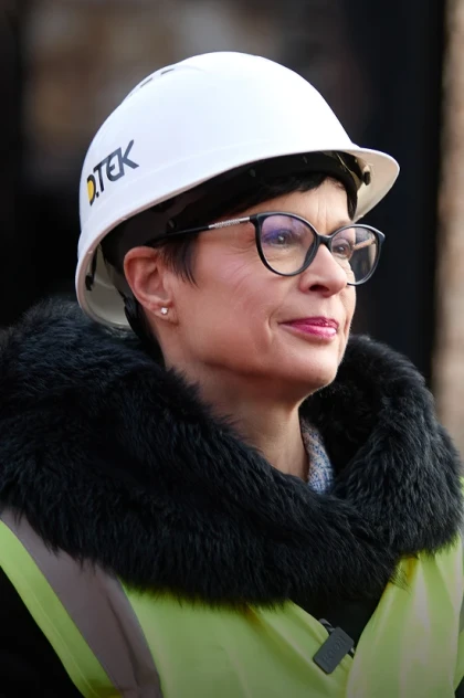 EU Commissioner Marta Kos visits DTEK thermal power plant
