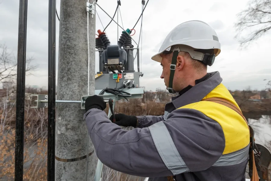 DTEK Grids’ emergency crews, restoring electricity