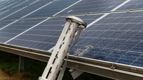 Repairing DTEK Tryfonivska SPP / Tryfonivska SPP, solar panels, restoring
