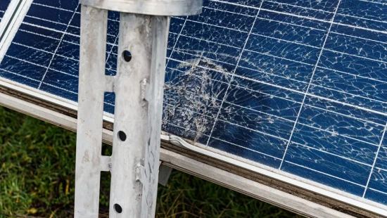 Repairing DTEK Tryfonivska SPP / Tryfonivska SPP, solar panels, restoring