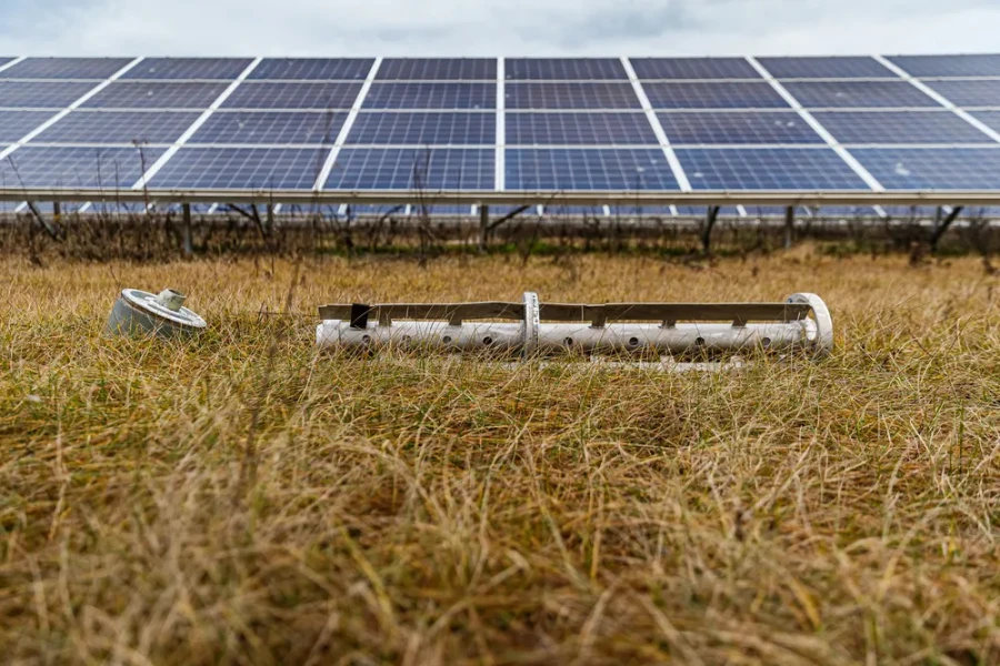 Tryfonivska SPP, solar panels, restoring
