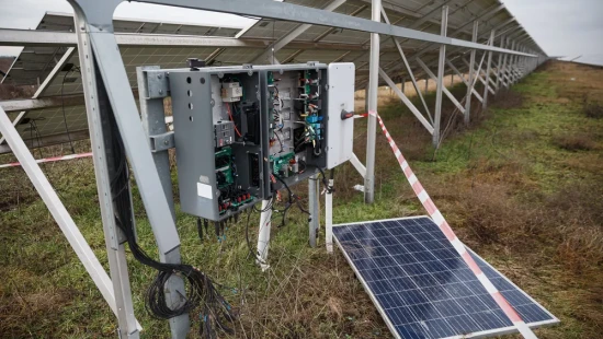 Repairing DTEK Tryfonivska SPP / Tryfonivska SPP, solar panels, restoring
