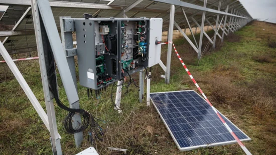 Repairing DTEK Tryfonivska SPP / Tryfonivska SPP, solar panels, restoring