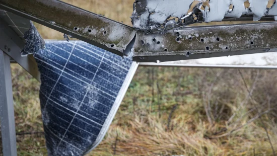 Repairing DTEK Tryfonivska SPP / Tryfonivska SPP, solar panels, restoring