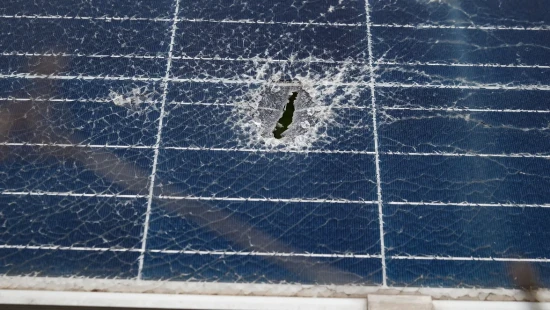 Repairing DTEK Tryfonivska SPP / Tryfonivska SPP, solar panels, restoring