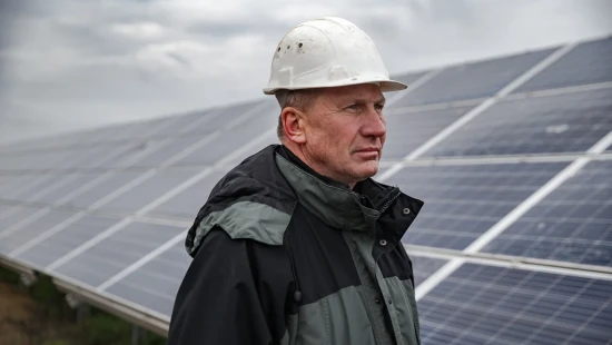 Repairing DTEK Tryfonivska SPP / Tryfonivska SPP, solar panels, restoring