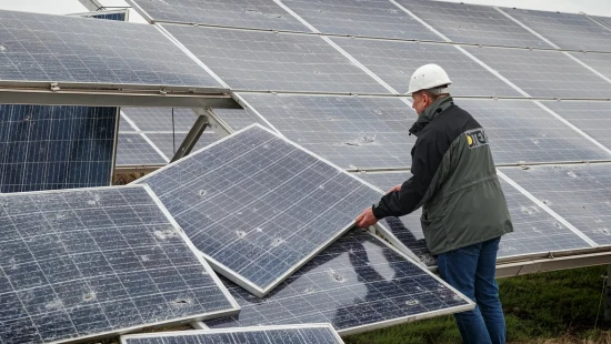 Repairing DTEK Tryfonivska SPP / Tryfonivska SPP, solar panels, restoring