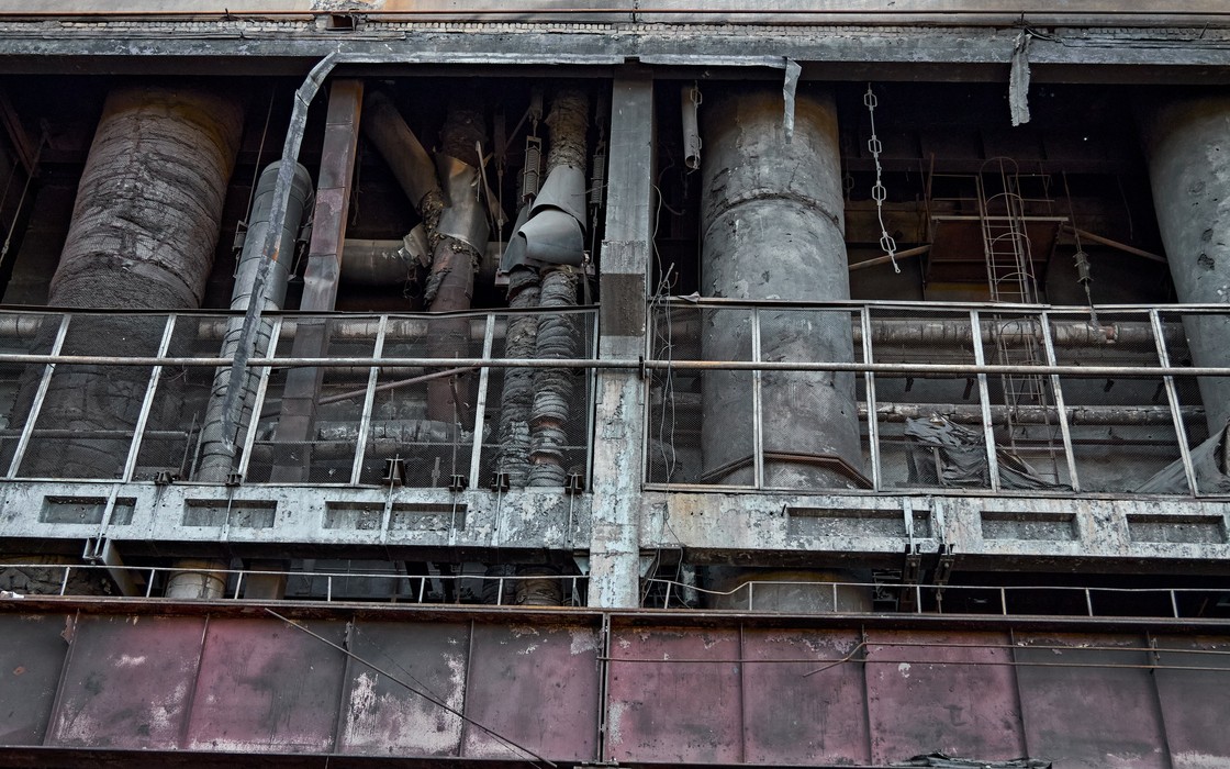 Image library / Damaged equipment at DTEK thermal power plant following russian attack, spring 2024