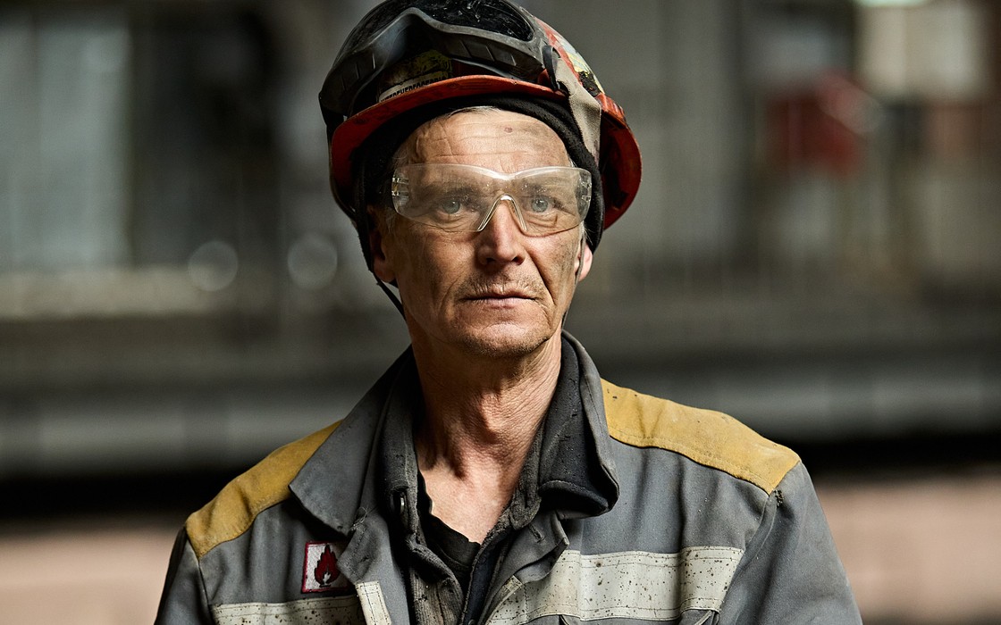 Image library / An employee of one of DTEK's thermal power plants that was damaged by a russian attack