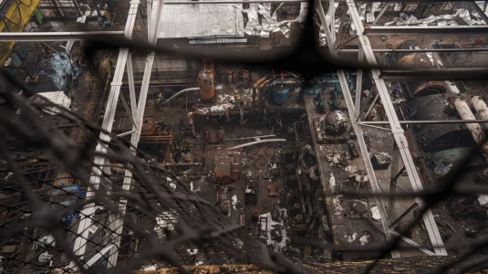 Associated Press captured the aftermath of a russian attack