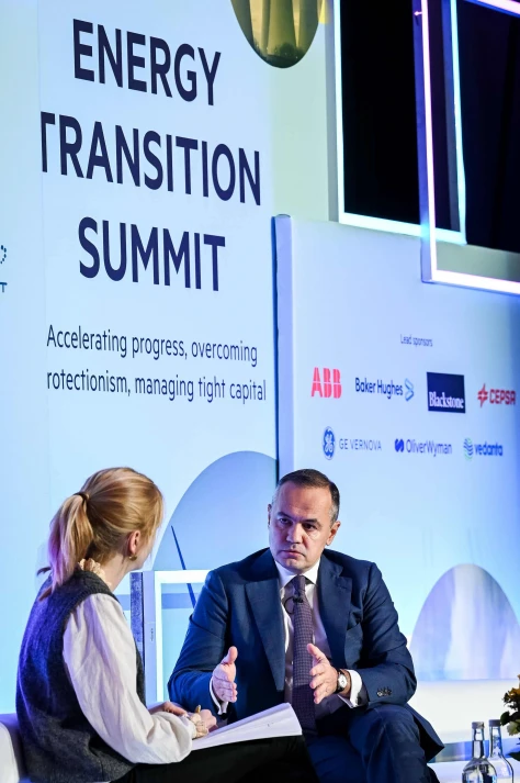 DTEK CEO Maxim Timchenko, partnership, FT's Energy Transition Summit