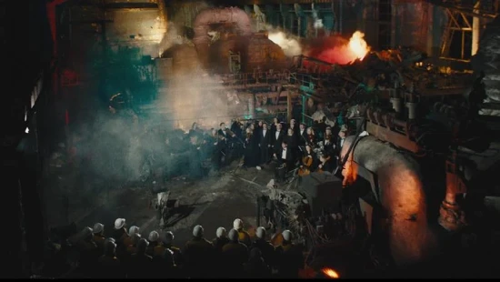 Christmas “Carol of the Bells” Performed at Destroyed Thermal Power Plant