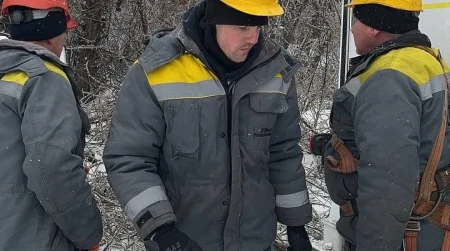 Image library / DTEK restoration operations during extreme cold