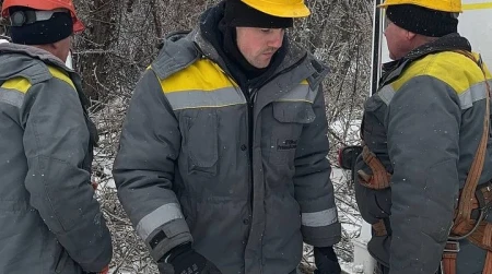 Image library / DTEK restoration operations during extreme cold