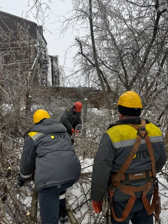 DTEK power restoration amid severe winter conditions