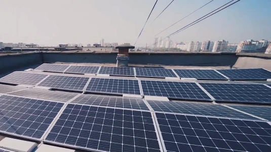 DTEK Kyiv Grids has connected a first in Kyiv and bigest in Ukraine rooftop solar power plant (SPP)
