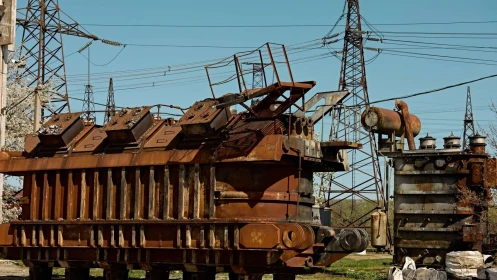 Image library / Damage at DTEK thermal power plant following a russian assault, Spring 2024
