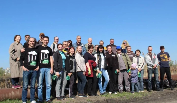 Corporate action of DTEK "Clean City": Pridneprovskaya TPP landscapes the Dnieper