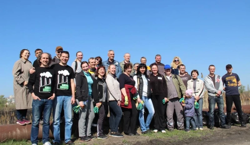 Corporate action of DTEK "Clean City": Pridneprovskaya TPP landscapes the Dnieper