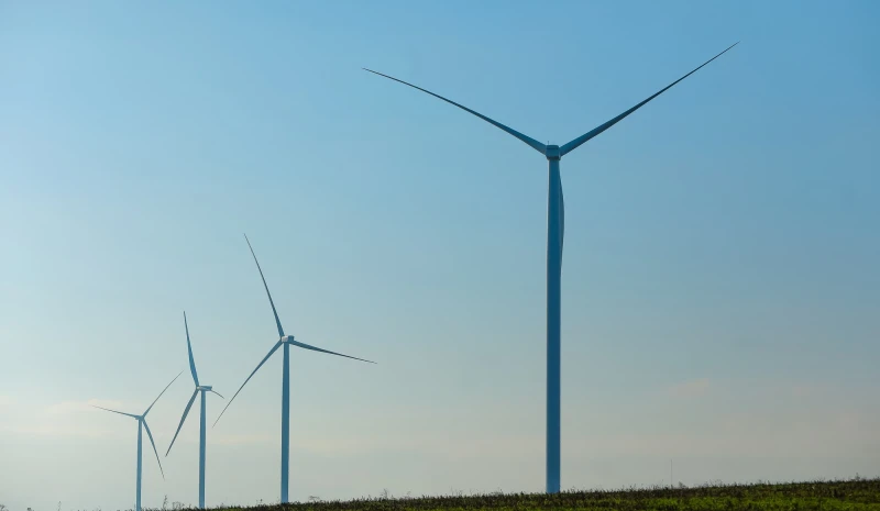 The President of Ukraine took part in the launch of the first wind turbines of Primorskaya WEP