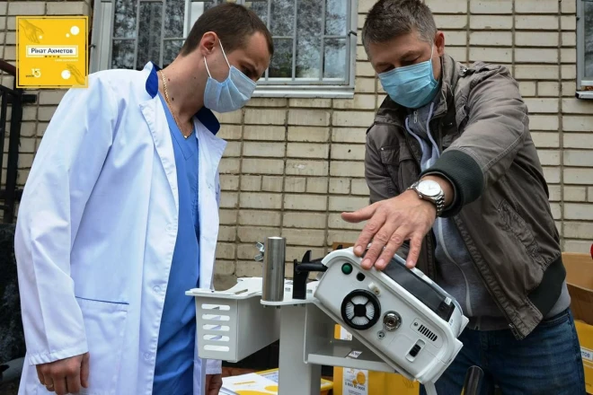 Західний Донбас отримав ще 6 апаратів штучної вентиляції легенів від ДТЕК і Фонду Ріната Ахметова