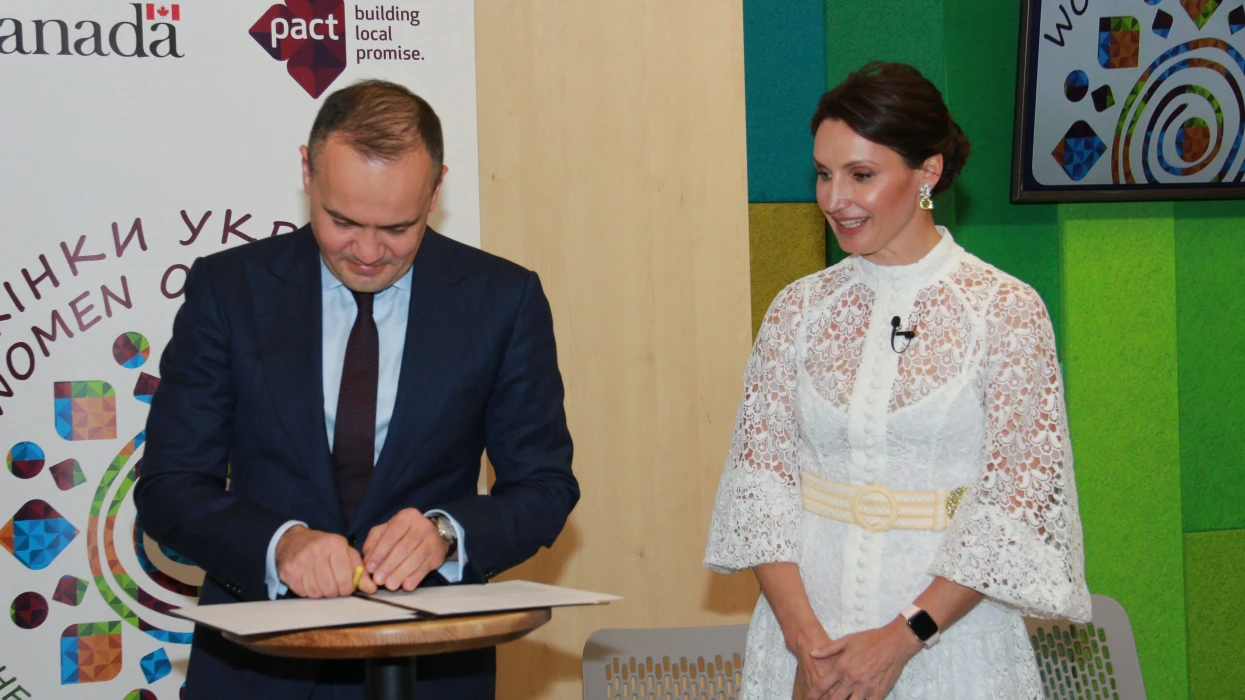 DTEK CEO Maxim Timchenko signs UN Global Compact Statement of Support for the Women's Empowerment Principles (WEPs)