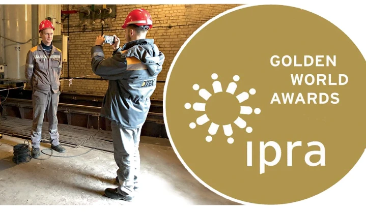 DTEK's #WorkOfLight project won in two nominations of the 2021 IPRA Golden World Awards