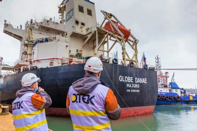 ДТЕК привіз в Україну друге із семи суден «Панамакс» з американським вугіллям для ТЕС