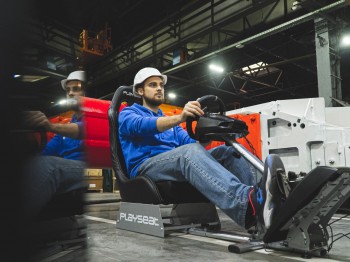 На первой в Украине Smart Factory 5G успешно протестировали дистанционное управление транспортным средством