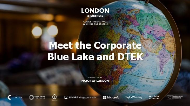 DTEK and Blue Lake shared their views about innovations in Ukraine at London & Partners event