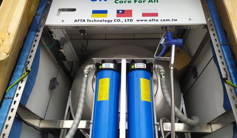DTEK Group and UN Global Compact in Ukraine send innovative water purification systems to Mykolayiv Region