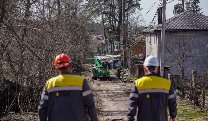 Since the start of the war, DTEK's energy workers brought the lights back for 3 mln families