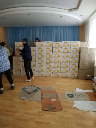 ДТЕК ВДЕ та Фонд Ріната Ахметова надали 3600 продуктових наборів Великоолександрівській громаді