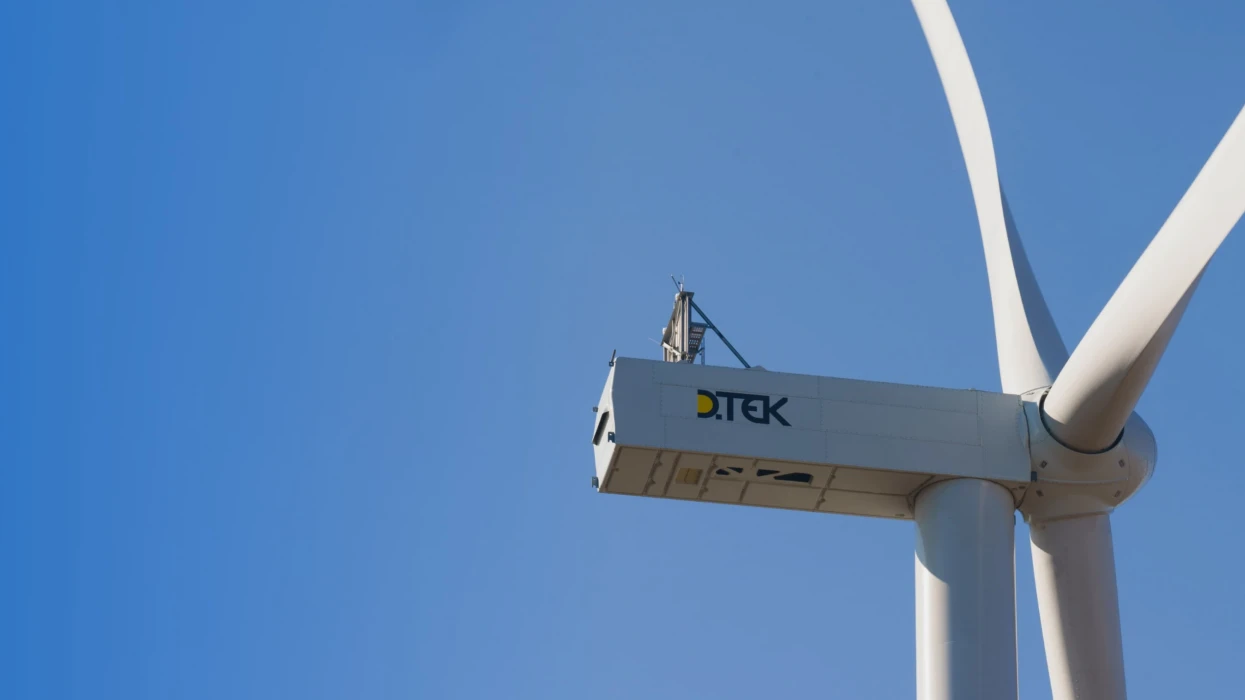 DTEK commissions Tyligulska wind power plant in Ukraine