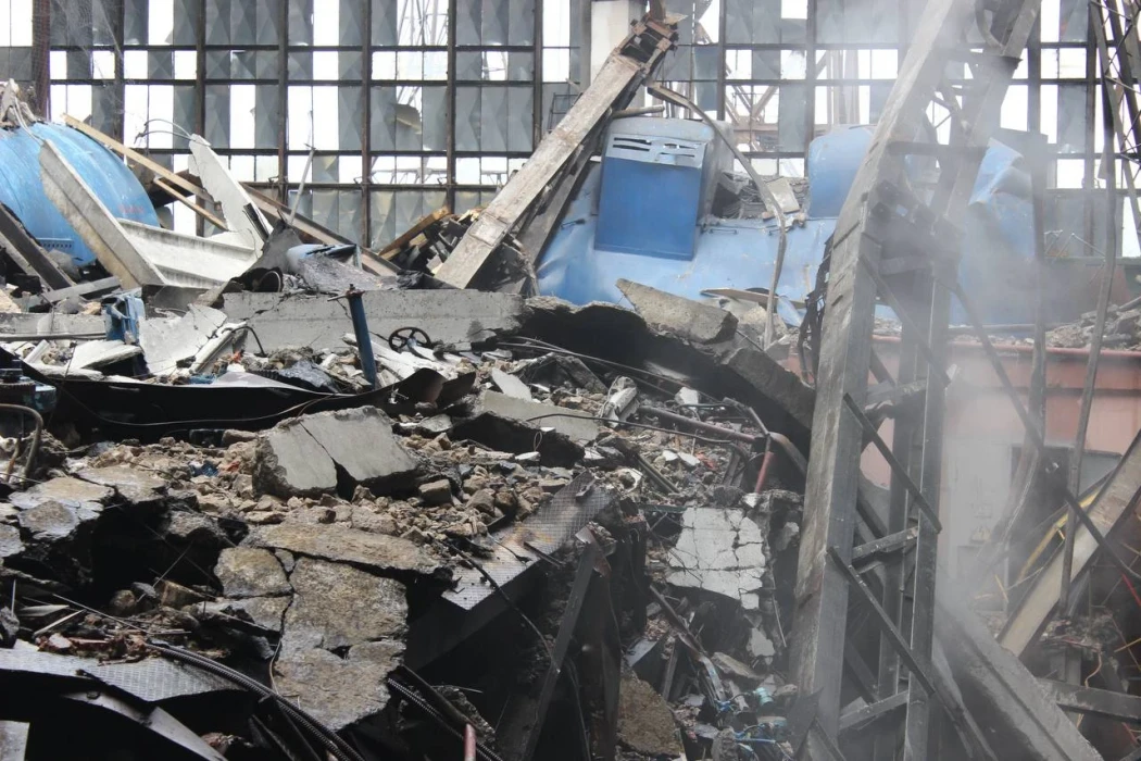 One of DTEK Energy's thermal power plants was damaged by russian shelling