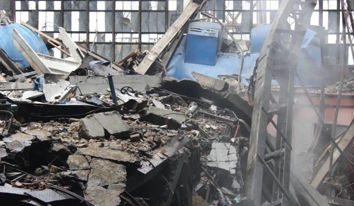 One of DTEK Energy's thermal power plants was damaged by russian shelling