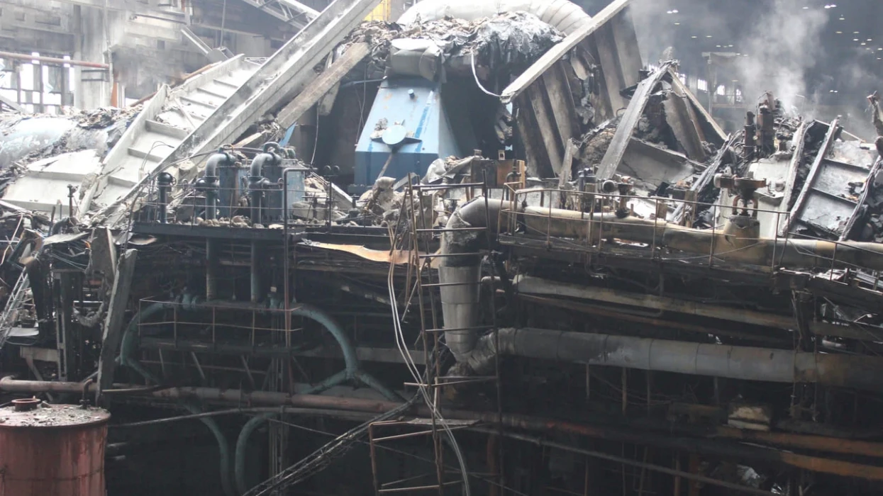 russia once again fired at one of DTEK Energy's thermal power plants