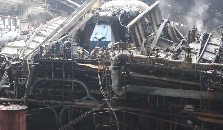 russia once again fired at one of DTEK Energy's thermal power plants