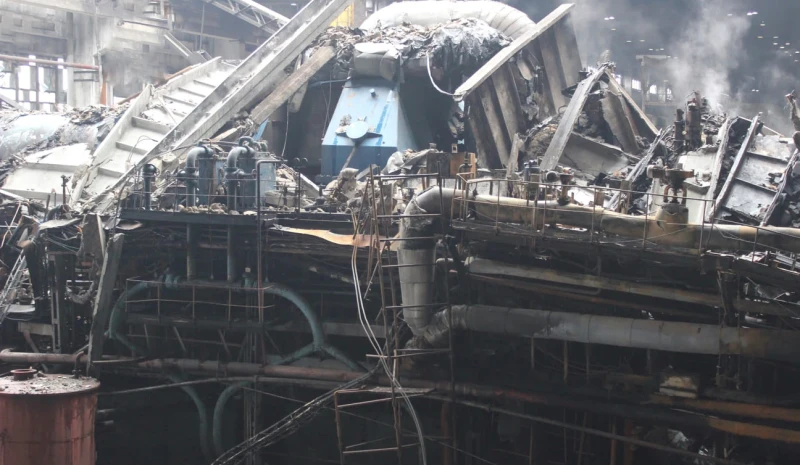russia once again fired at one of DTEK Energy's thermal power plants