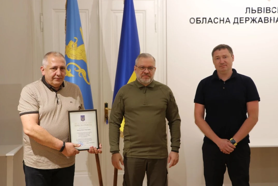 DTEK power engineers were honored with awards from the Ministry of Energy of Ukraine