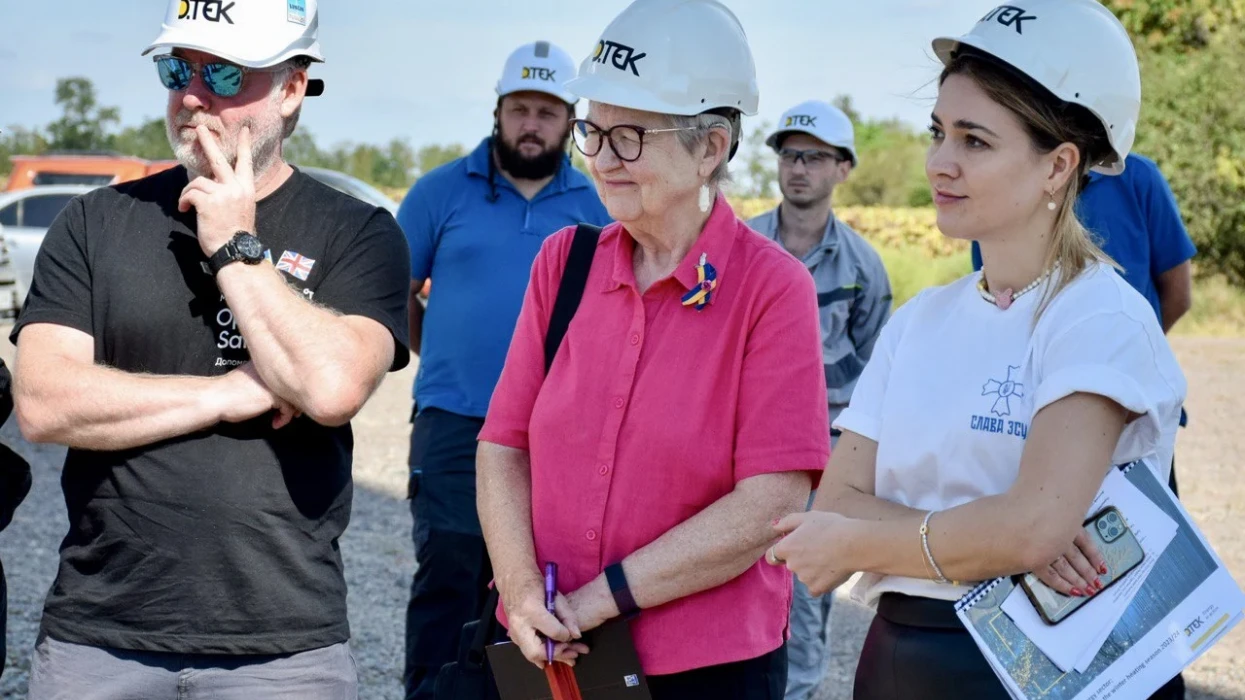 Members of the UK Parliament visit DTEK Tyligulska Wind Power Plant