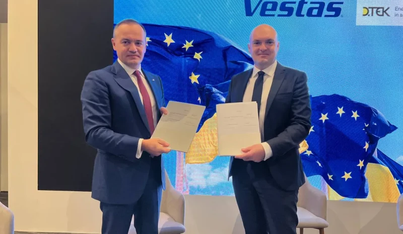 DTEK and Vestas ready to implement Ukraine’s largest private investment project in the energy sector since gaining independence