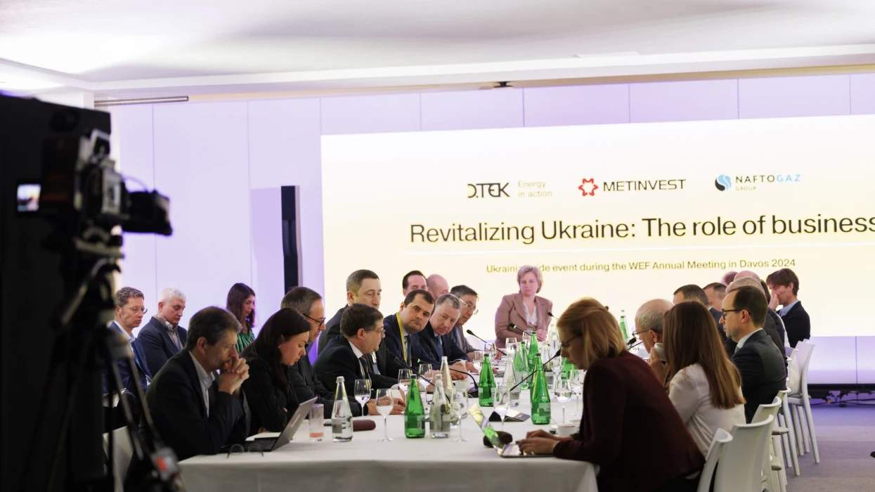 DTEK urges Davos to mobilise capital in defence of Ukrainian economy