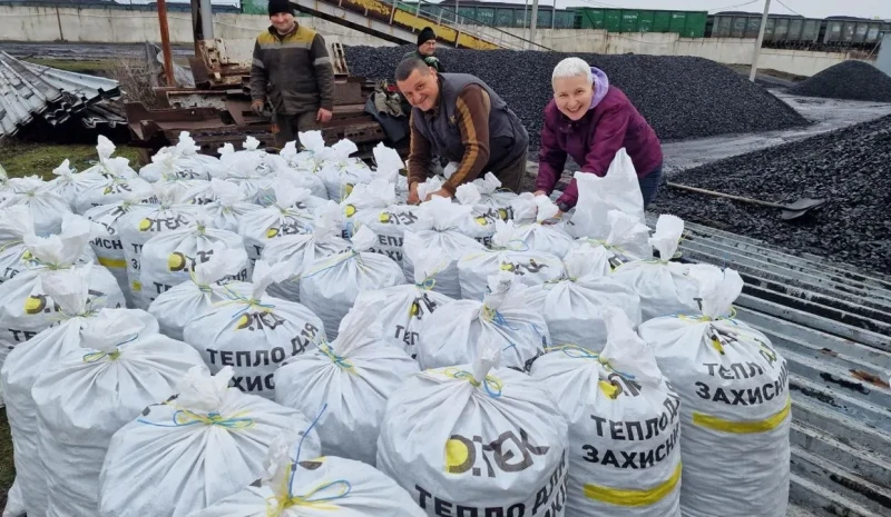 Шахтарі ДТЕК Енерго передали понад 1000 тонн вугілля для обігріву захисників України