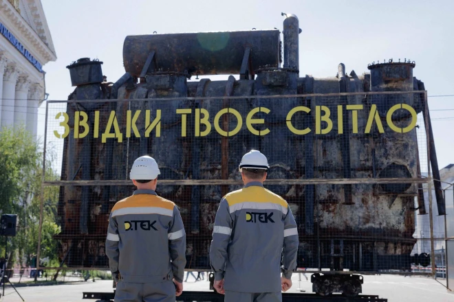 DTEK installation in Kyiv reveals devastating impact of russian strikes on Ukraine’s energy equipment