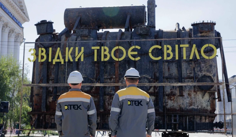 DTEK installation in Kyiv reveals devastating impact of russian strikes on Ukraine’s energy equipment