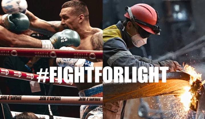 Fight for light: Ukraine’s Oleksandr Usyk and DTEK draw global attention to russian energy attacks ahead of boxing clash