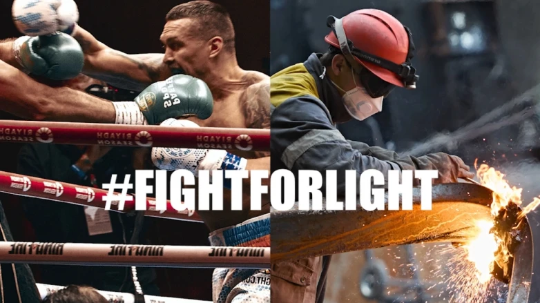 Fight for light: Ukraine’s Oleksandr Usyk and DTEK draw global attention to russian energy attacks ahead of boxing clash
