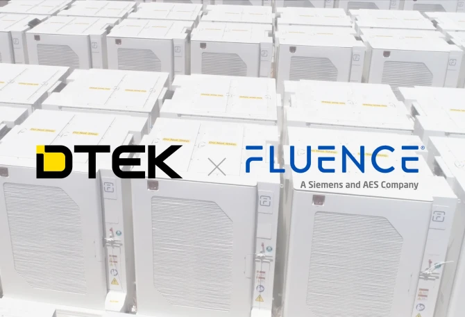 DTEK and Fluence battery storage